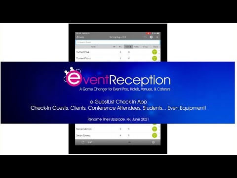 e-GuestList Check-In App Video