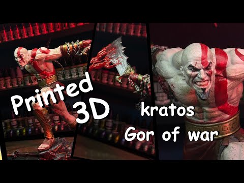 Painting Kratos - God of War 3D Printing