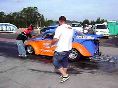 5ª Etapa de Arrancada ECPA Cristian aquecendo o pneu