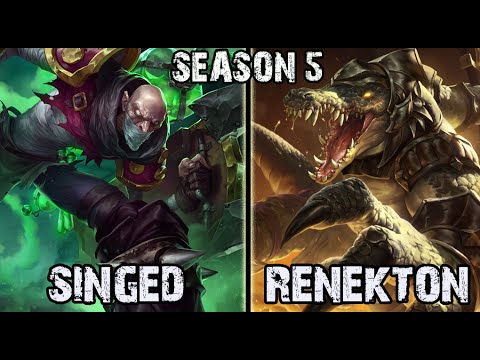 Best Singed NA vs Renekton TOP Ranked Challenger