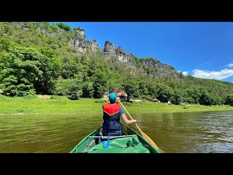 MIt Ally-Kanadier & SUP auf der Elbe