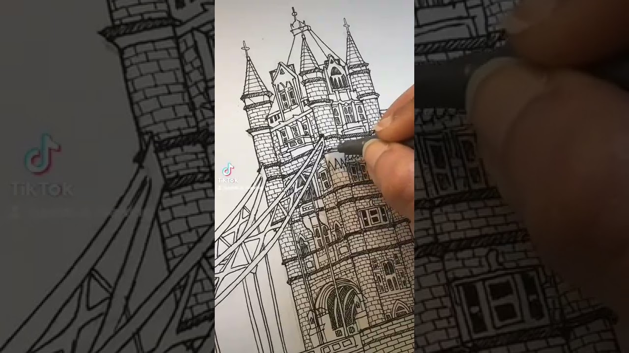 Tower Bridge Sketch #sketch #london #art