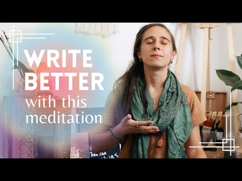 Get into the writing zone with this 10 MIN meditation | find your flow state