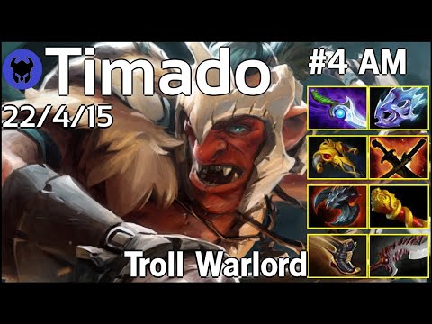 Timado [EGO] plays Troll Warlord!!! Dota 2 7.22