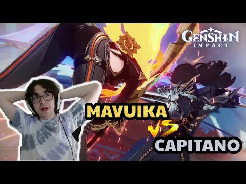 Zy0x Reacts | MAVUIKA VS CAPITANO CUTSCENE | Genshin Impact