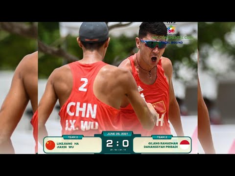 #166 SET KE 2 || INDONESIA 2 (GILANG & DANANGSYAH) VS  CHINA 2 (HE LIKE JIANG & WU JIAXIN)(AVC 2021)