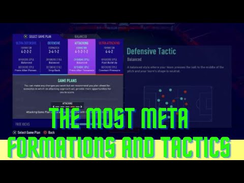 THE MOST META AND EFFECTIVE CUSTOM TACTICS FOR FUT CHAMPS - FIFA 21 ULTIMATE TEAM