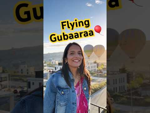 Flying Gubaara in turkey #travel #india #girl