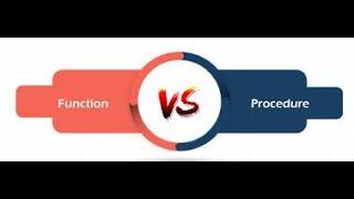 Difference between functions and procedures #postgresql #sql #learn