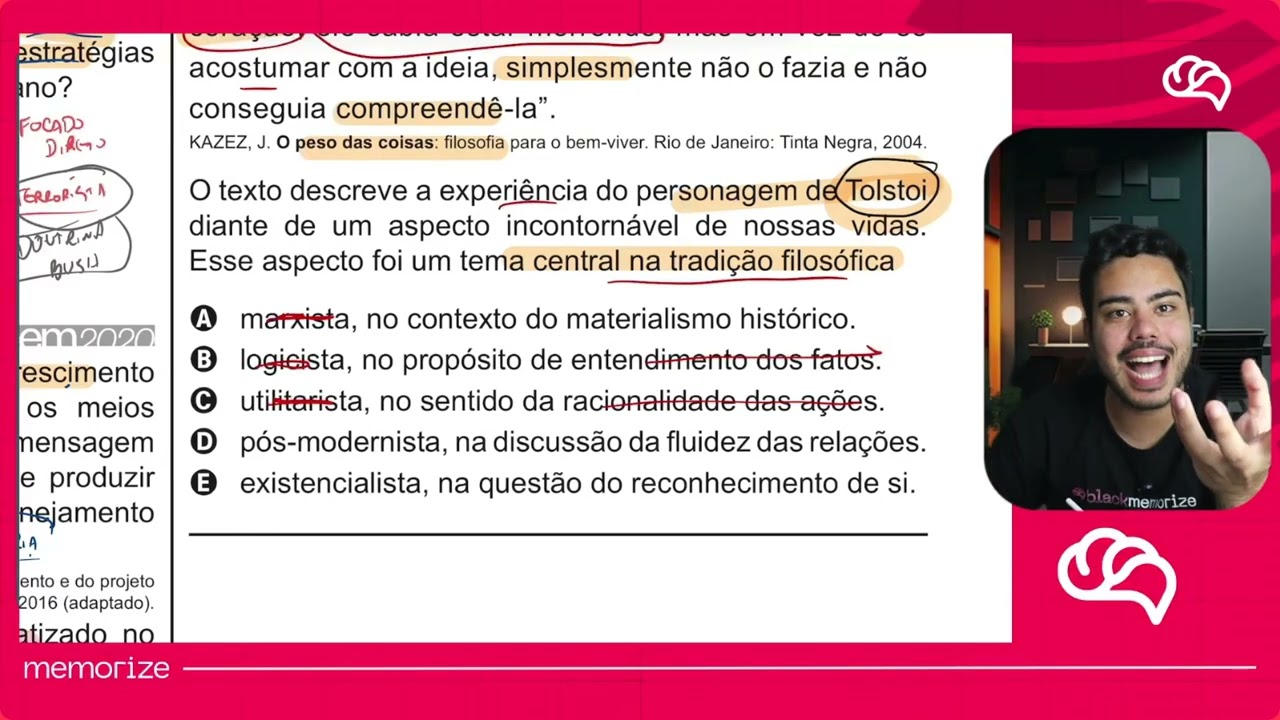 Resolução em Vídeo — Questão 60 ENEM 2020