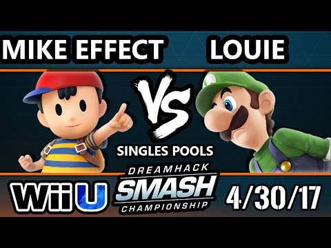 DHA 2017 SSB4 - Mikeffect (Ness) Vs. HSN | Louie (Luigi) Smash 4  -Smash Wii U