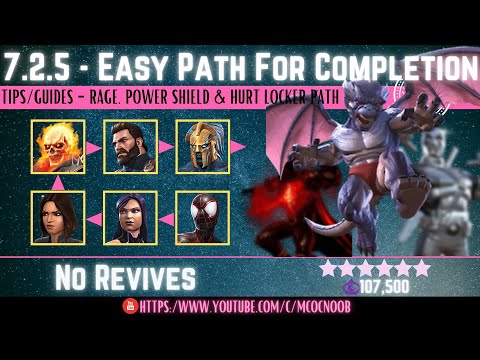 MCOC: Act 7.2.5 - Easy Path for Completion - (Book 2, Act 1.2) - Tips/Guides - No Revives