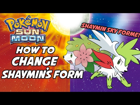 How to Change Shaymin's Form in Pokemon Sun and Moon! How to get Gracidea Flower!