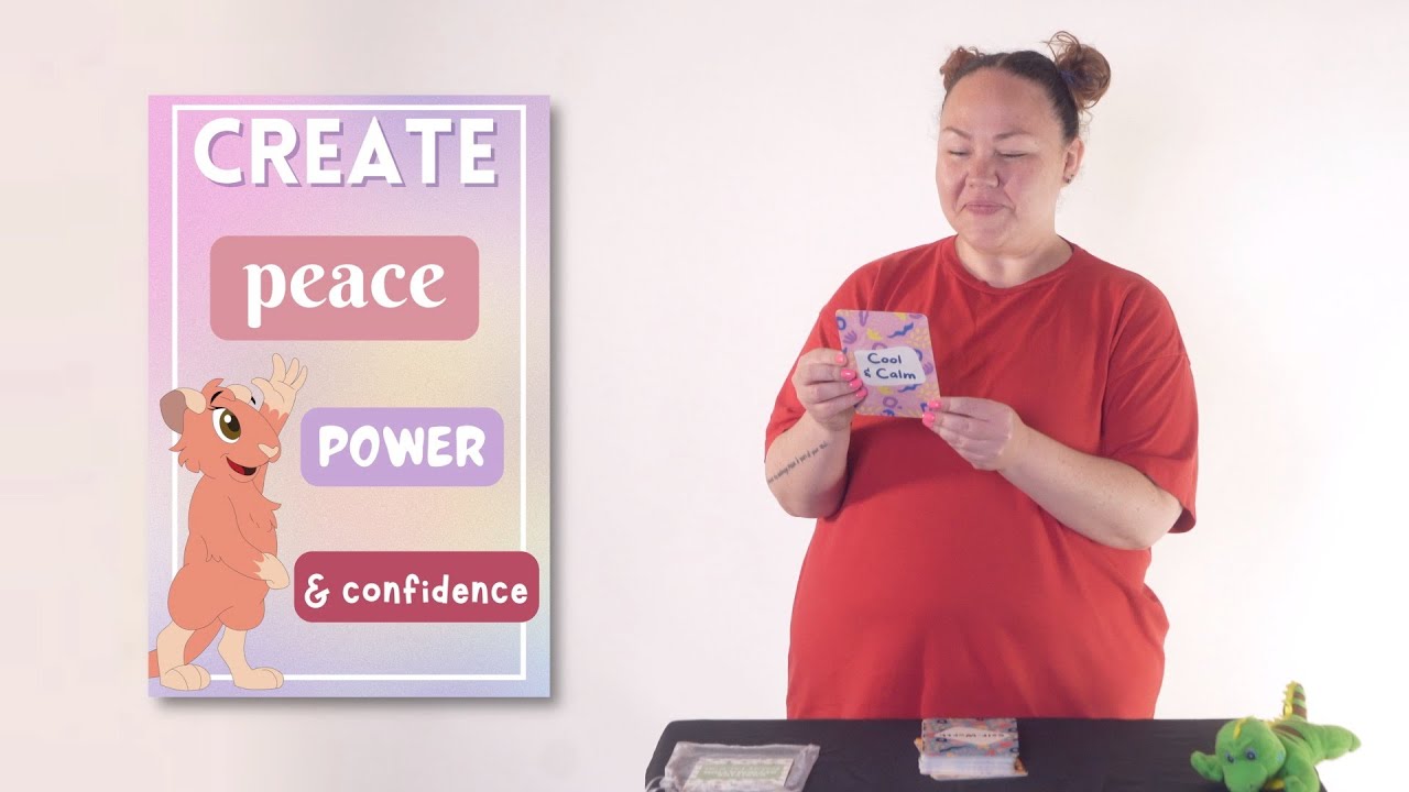 Create Peace, Power, & Confidence - Lil' Iguana's Positive Affirmation Cards