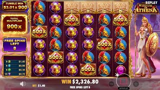 [슬롯시대]MAX WIN ON WISDOM OF ATHENA (PRAGMATIC PLAY)