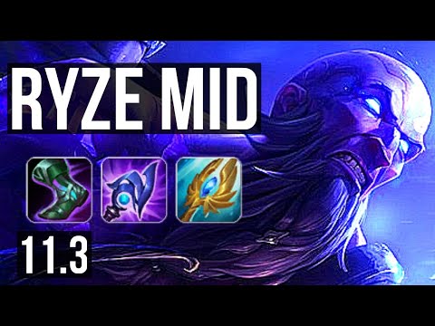 RYZE vs LUCIAN (MID) | Rank 7 Ryze, 9/2/5, Dominating | EUW Challenger | v11.3