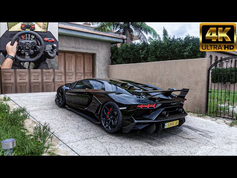 900HP Lamborghini Aventador SVJ - Forza Horizon 5 | Logitech G923 Steering Wheel