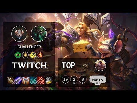 Twitch Top vs Jayce - BR Challenger Patch 10.7