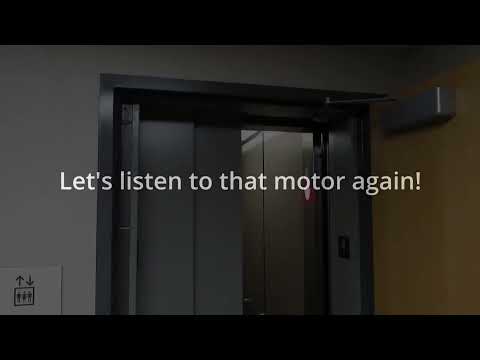 Epic motor!  MEI traction elevator at Pugsley hall, South Dakota State University, Brookings SD