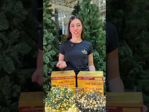 Strobo Led com Fio Verde para Iluminação de Natal - Dinatale