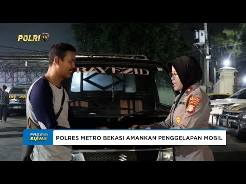 POLSEK TAMBUN POLRESTRO BEKASI AMANKAN MOBIL RENTAL YANG DIGELAPKAN