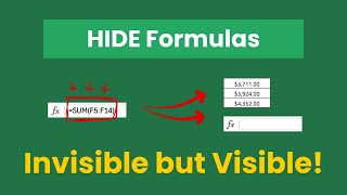 Download the video "Hide Excel Formulas Without Hiding Cells!"