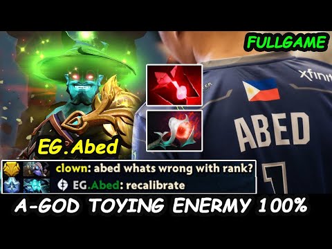 EG Abed Storm Spirit -  Toying Enemy 100% Outplayed Dota 2 Perspective [Fullgame]