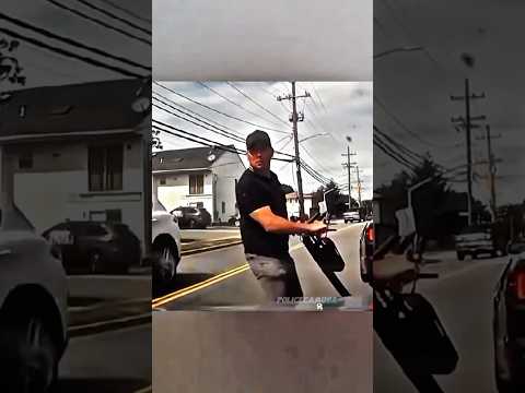 Road Rager Breaks Cars Windscreen