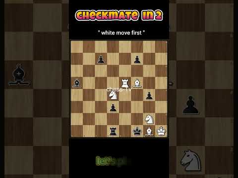 CHECKMATE IN 2 !! #sports #games #gaming #puzzle #chess #viral #catur #tacticalgaming #magnuscarlsen