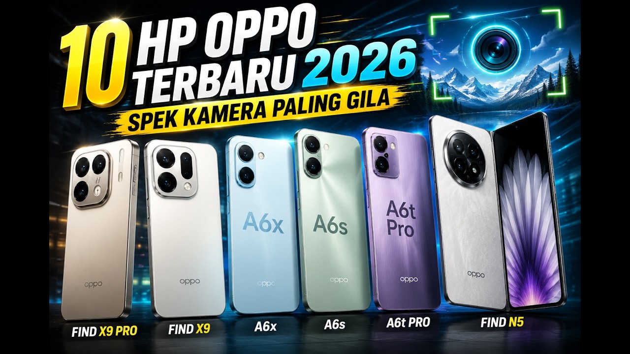 Rekomendasi HP OPPO Terbaru 2026! Spek Mantap, Harga Pas di Kantong!