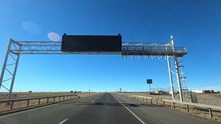 Driving from Cheyenne to Laramie, Wyoming