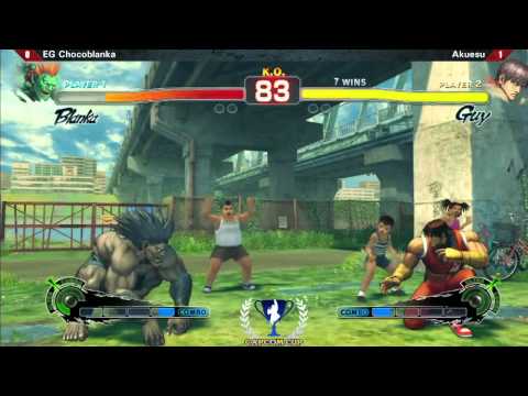 SSF4AE EG Chocoblanka vs Akuesu - TGS CapcomCup Qualifier