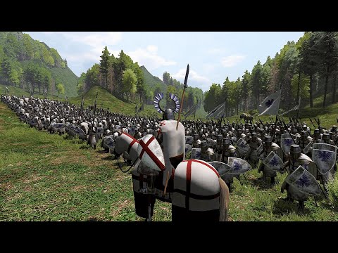 Legionaries & Cataphracts: 500 Crusaders vs 500 Calradian Empire | Bannerlord