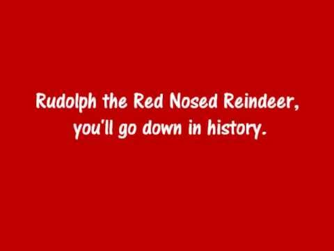Rudolph the Red Nosed Reindeer song lyrics