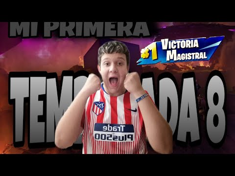 ¡¡¡MI PRIMERA VICTORIA EN LA TEMPORADA 8!!!-FORTNITE