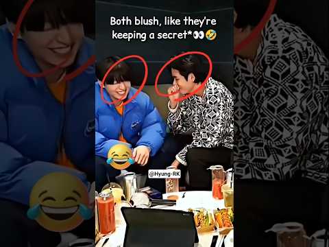 Jungkook knew about Taehyung's kiss😘😁😂 #taekook #vkook #shorts #bts