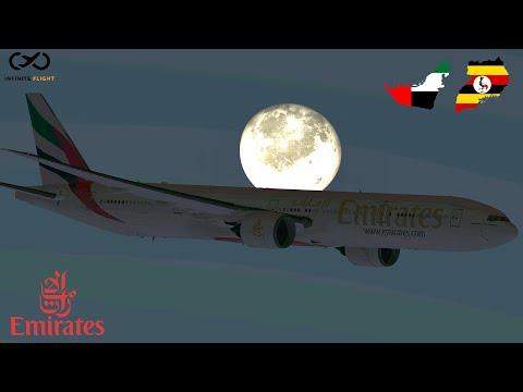 Infinite Flight: Dubai (DXB) to Entebbe (EBB) | Emirates Airways | Boeing 777-300ER