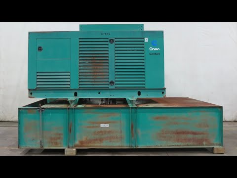 Cummins DFAC 250 kW diesel generator.  Cummins LTA10-G1 engine, 1137 Hrs, Yr 1998 - CSDG # 4672