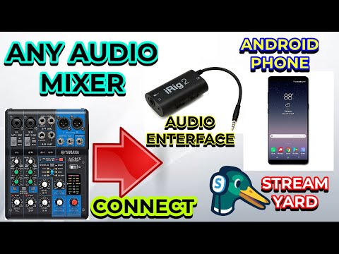 How to Connect Any Audio Mixer to your Cellphone Using Irig2 to your Stream Yard