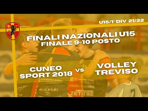 FINALI NAZIONALI U15: CUNEO SPORT 2018 - VOLLEY TREVISO