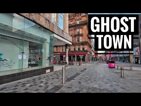 The ABANDONED City Centre Of GLASGOW On CHRISTMAS Day