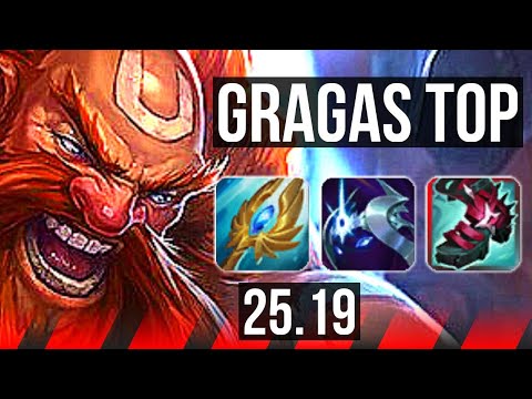 GRAGAS vs RENEKTON (TOP) | 12/3/7, Dominating | KR Master | 25.19