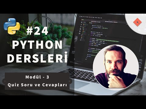 Python Lessons #24 | Module - 3 - Quiz Questions and Answers