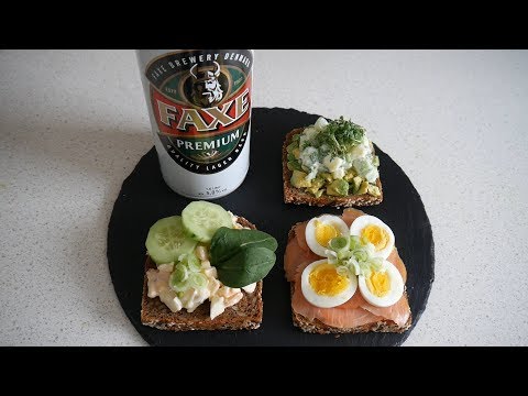 Danish Food Taste Test | Smørrebrød & Faxe (beer) | Food & Drink