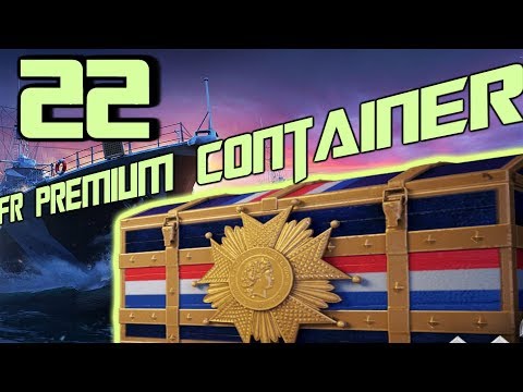 22 x FR DD Premium Pt 2 Containers opening || World of Warships