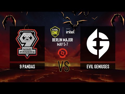 Dota2 - 9 Pandas vs Evil Geniuses - Game 1 - ESL One Berlin 2023 - Group A