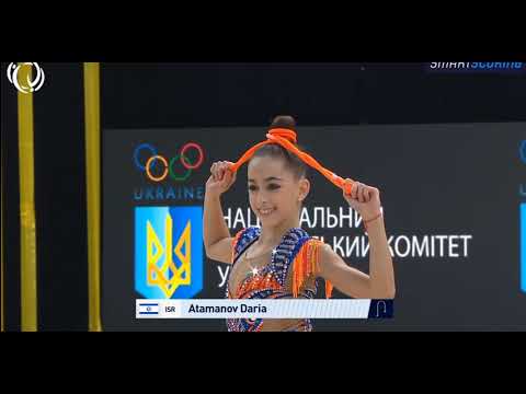 Daria Atamanov (ISR) Junior Rope QF European RGCH Kyiv2020