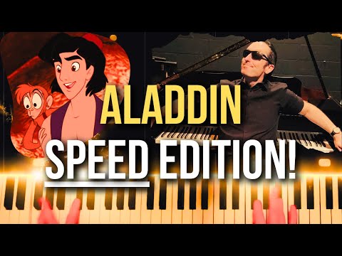 EVERY "Aladdin" Song on Piano - Epic Disney Medley🧞‍♂️🎹✨