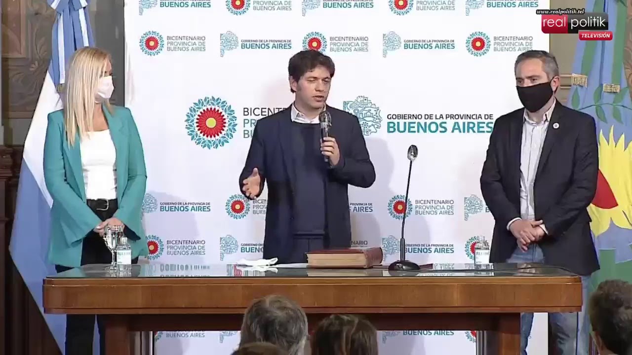 Andrés Larroque juró como ministro de Desarrollo de la Comunidad de la provincia de Buenos Aires