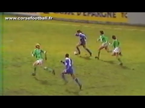 Bastia 2-1 ASSE - 25e journée de D1 1983-1984